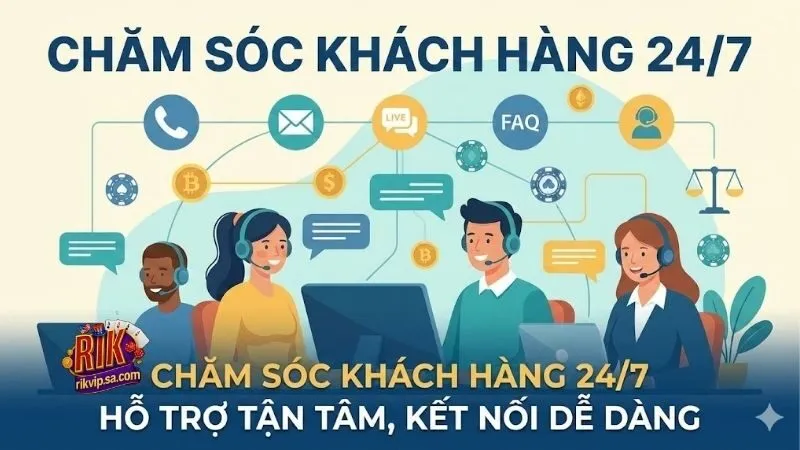 Chăm sóc khách hàng Rikvip - Giải quyết vấn đề nhanh chóng 1 cham-soc-khach-hang